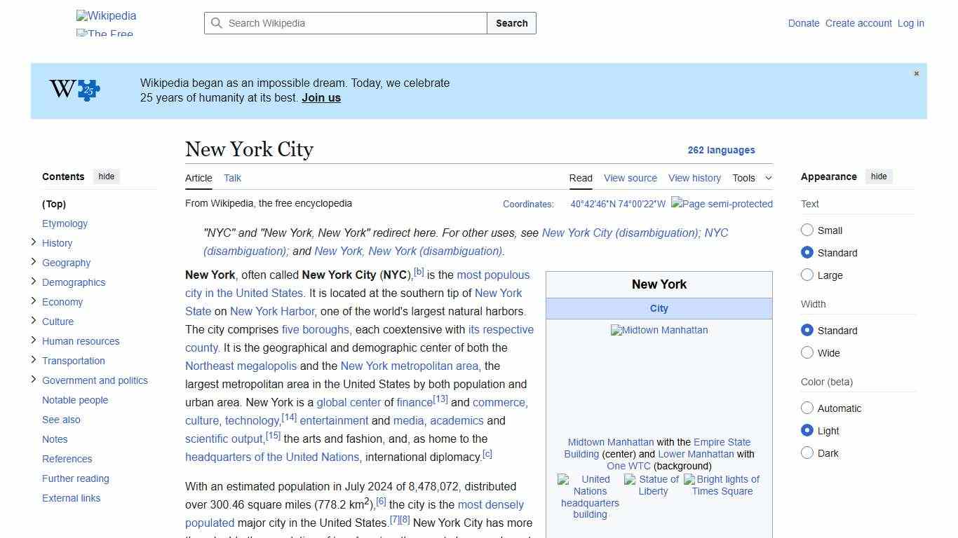 New York City - Wikipedia